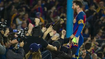 Messi, el d&iacute;a de la famosa instant&aacute;nea del 6-1.