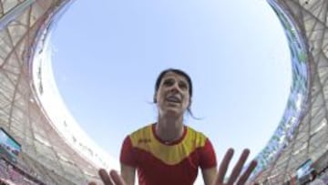 Ruth Beitia, una de las cinco finalistas.