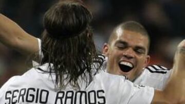 <b>FÚTBOL </b>Sergio Ramos y Pepe.