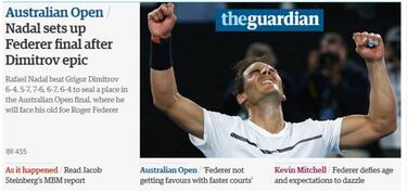 La prensa internacional, volcada con Nadal: "Revive la historia"