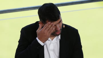 Kun Agüero: "Me voy con la cabeza alta, esto es muy duro"