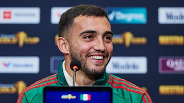 Luis Chavez during the Mexico (Mexican National team) Press Conference, prior to the game Final against Panama of the CONCACAF Gold Cup 2023, at SoFi Stadium, on July 15, 2023.

<br><br>

Luis Chavez durante la conferencia de Prensa de Mexico (Seleccion Nacional Mexicana) previo al partido contra Panama de la Gran Final de la Copa Oro de la CONCACAF 2023, en el SoFi Stadium, el 15 de Julio de 2023.