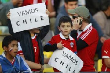 Chile - Estados Unidos en imágenes