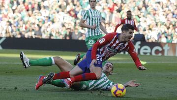 03/02/19 PARTIDO PRIMERA DIVISION
BETIS - ATLETICO DE MADRID
MORATA POSIBLE PENALTI DE FEDDAL