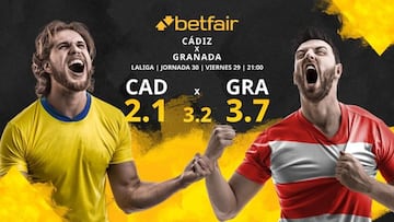 Cádiz vs. Granada: horario, TV, estadísticas, clasificación y pronósticos