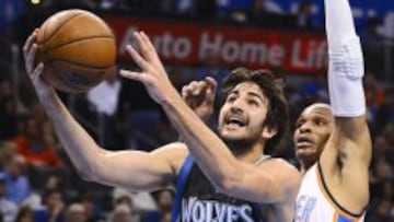 Ricky Rubio no fue suficiente contra los Thunder de Ibaka