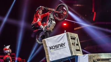 Jaime Busto, con la GasGas en X-Trial.