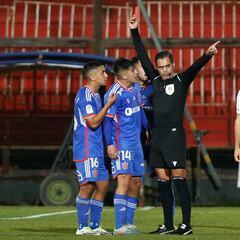 El fuerte insulto de Nico Guerra al juez del partido entre la U y O’Higgins