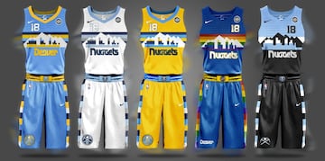 Uniforme de Denver Nuggets.