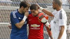 Chicharito, Pepe y Casillas.