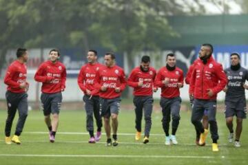 La selección ya entrena pensando en Perú. 