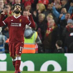 La noche de los récords de Salah