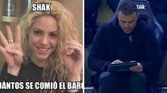 Shakira y Luis Enrique, centro de las burlas con los memes