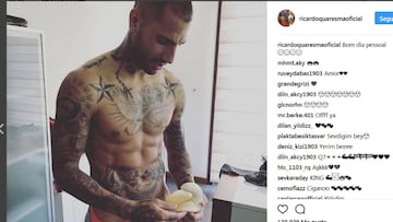 Cristiano y Pepe se burlan de Quaresma en Instagram