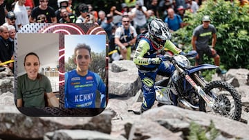 Sandra Gómez y Mario Román, pilotos de Hard Enduro.