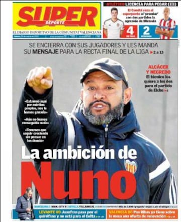 Portadas de la prensa deportiva