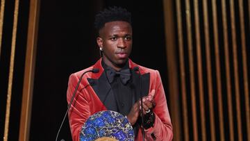 Vinicius Junior picks up Socrates Award for humanitarian work