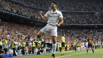 16/08/17 PARTIDO VUELTA DE LA SUPERCOPA ESPAÑA
REAL MADRID - BARCELONA
PRIMER GOL MARCO ASENSIO 1-0 ALEGRIA