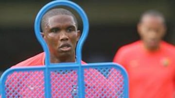 <strong>RECONCILIACIÓN.</strong> Todo apunta a que Eto'o seguirá en el Barcelona la próxima temporada. El camerunés ha convencido a Guardiola a base de actitud y goles.