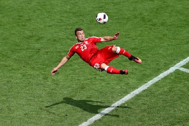 El corpulento mediocentro ofensivo nunca pasó de ser un revulsivo en clubes como Bayern, Inter o Liverpool. Sin embargo, Shaquiri con la selección suiza es líder y referente indiscutible. Se trata del cuarto máximo goleador histórico del país y fue autor de tantos decisivos en grandes torneos.