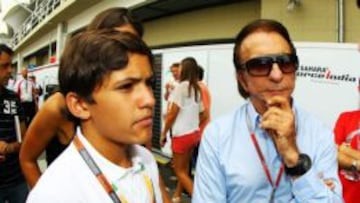 TALENTO FAMILIAR. Pietro Fittipaldi junto a su abuelo Emerson.