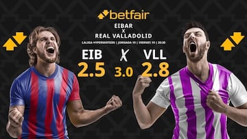 SD Eibar vs. Real Valladolid: horario, dónde ver, pronósticos y clasificación