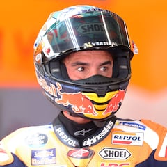 Márquez: “Es la misma moto que la del test de Valencia del año pasado”