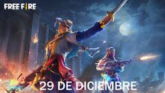 Códigos Free Fire de hoy 29 de diciembre de 2021; todas las recompensas gratis