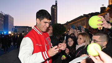 Carlos Alcaraz, uno de los máximos favoritos para hacerse con las ATP Finals.