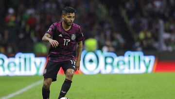 Jesús Manuel Corona durante un partido de la Selección Mexicana en contra de Estados Unidos.