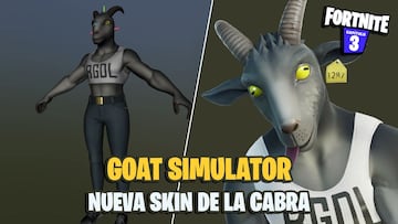 La cabra de Goat Simulator llegar&aacute; a Fortnite como skin