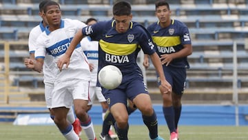 Partido entre la UC y Boca Juniors. 