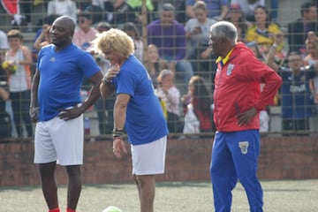 Alegría y muchos recuerdos en la práctica de las Leyendas de la Selección Colombia, previo al duelo con Barcelona 