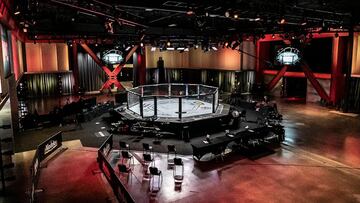Octágo del UFC Apex de Las Vegas.