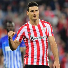 La noche inolvidable de Aritz Aduriz: cinco goles y padre