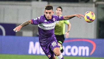 Lucas Torreira, con la Fiorentina.