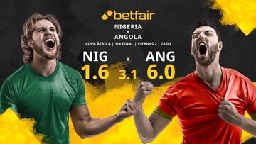 Nigeria vs. Angola: horario, TV, estadísticas, cuadro y pronósticos