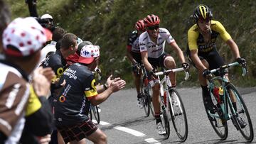 Etapón alpino: Contador brilla, Roglic gana y Aru cae del podio