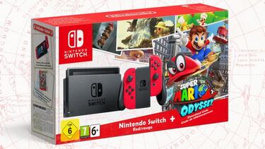 Super Mario Odyssey tendrá pack con Switch y Joy-Con rojos