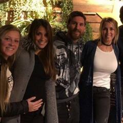 La cita de parejas casi perfecta de Messi y Suárez