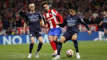 Foden, Griezmann y Cancelo, en el Atlético-Manchester City