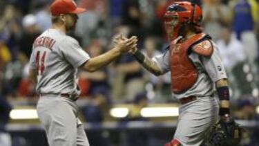 La química de Yadier Molina con sus pitchers ha sido incuestionable durante todo el 2015.