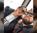Vidal mostró su descanso en Valle Nevado con su bella novia