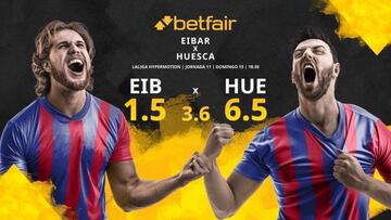 SD Eibar vs. SD Huesca: horario, TV, estadísticas, clasificación y pronósticos