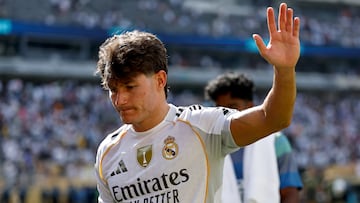 Fran García jugando ante el PSG en el Mundial de Clubes.