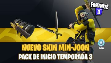 Fortnite Temporada 3: pack de inicio de Min-Joon ya disponible