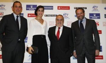 Manuel Mirat, Carolina Marín, Alfredo Relaño y Juan Cantón. 