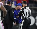 What did Sean McDermott say to Zac Taylor after Damar Hamlin was rushed off field in an ambulance?