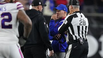 Buffalo Bills coach Sean McDermott and Cincinnati Bengals coach Zac Taylor agreed to take their teams off the field after Damar Hamlin left in an ambulance.