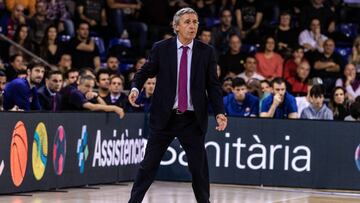 Svetislav Pesic, Head coach of Fc Barcelona , during the Turkish Airlines EuroLeague match between  FC Barcelona  and CSKA Moscow at Palau Blaugrana on November 29, 2019 in Barcelona, Spain.
 
 
 29/11/2019 ONLY FOR USE IN SPAIN